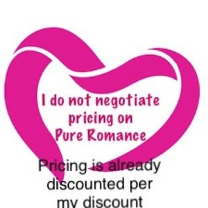 No offers accepted on Pure Romance!